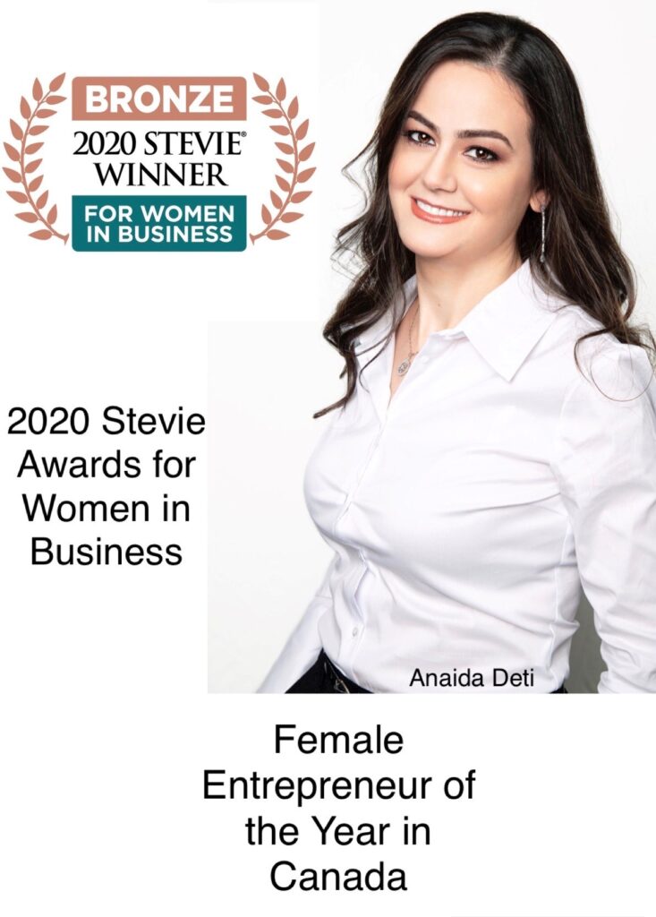 Anaida female entrepreneur of the year 2020