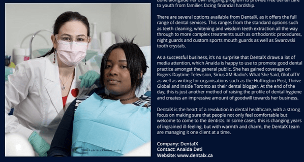 Dentistry with a difference