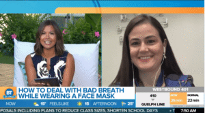 how to deal with bad breath when wearing a mask